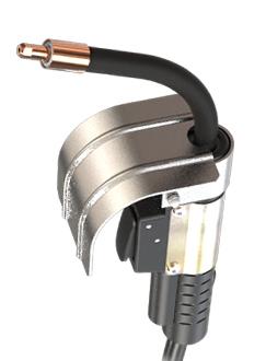 Pistola de soldar autoprotegida